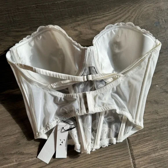 Fleur du Mal Bella Embroidery Bustier